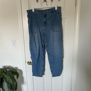EUC denim chino pants